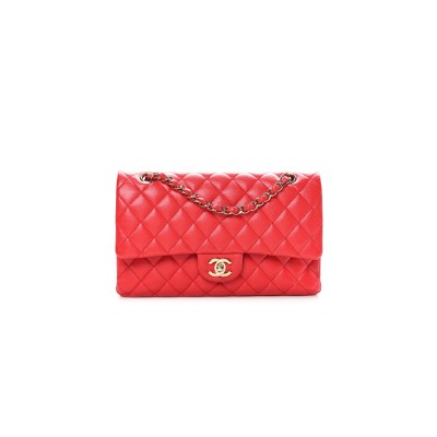 CHANEL CAVIAR QUILTED MEDIUM DOUBLE FLAP 1629268 (25*15*6cm)